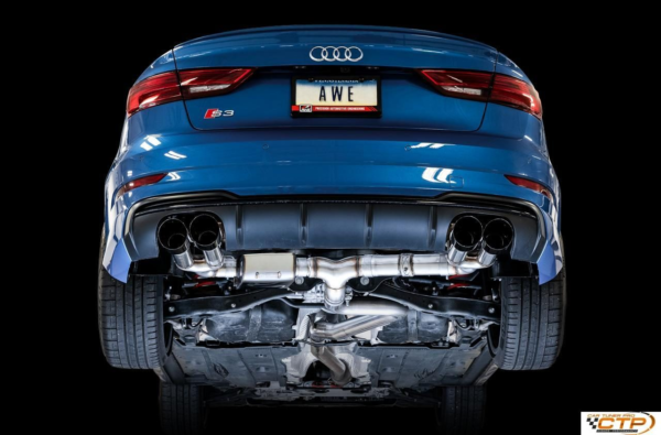AWE Tuning Cat-Back Exhaust System For Audi S3