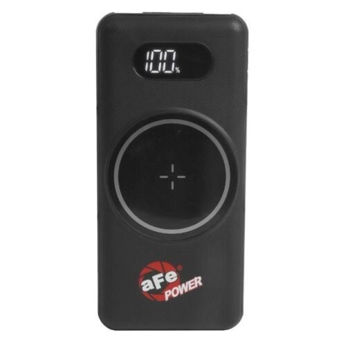 aFe Power 10,000MAH Wireless Power Bank w/ Digital Display Black