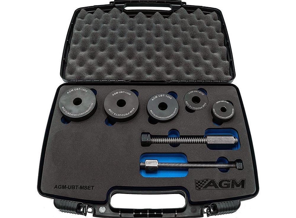 AGM Products Master Uniball Set W/ .750 .875 1.0 1.250 and 1.500 Inch Tools Plus 1-.500 and .750 Inch Screw