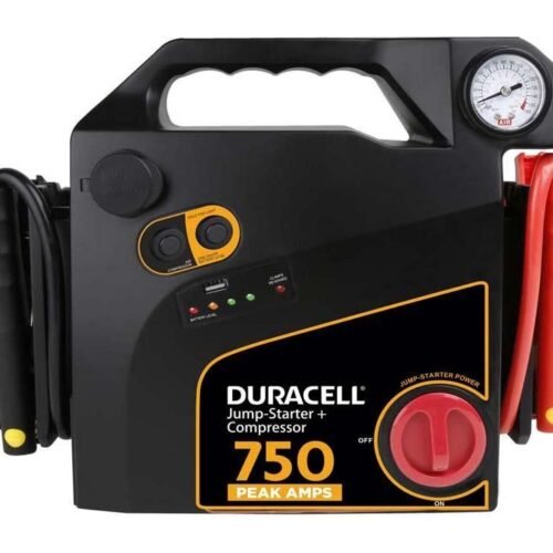 Duracell 750 Amp Portable Emergency Jumpstarter With Air Compressor