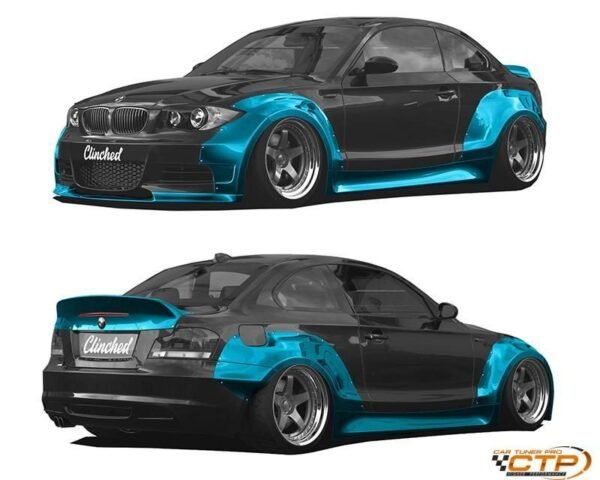 Clinched Flares Wide Body Kit for BMW 135i 2008-2013