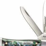 BTI Tools 2.2" Schrade Imperial Small Trapper Abalone Folding Pocket Knife