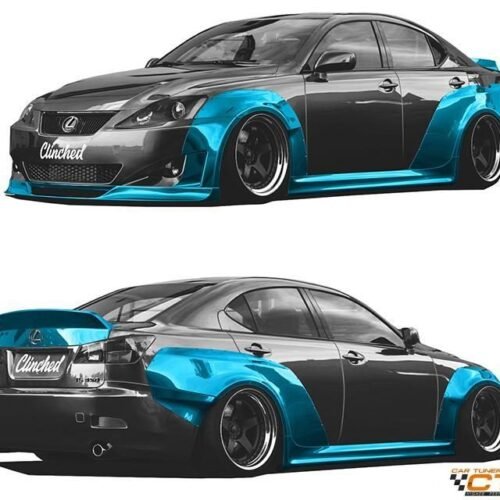 Clinched Flares Wide Body Kit for Lexus IS350