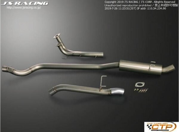 J's Racing Cat-Back Exhaust System For Acura RSX