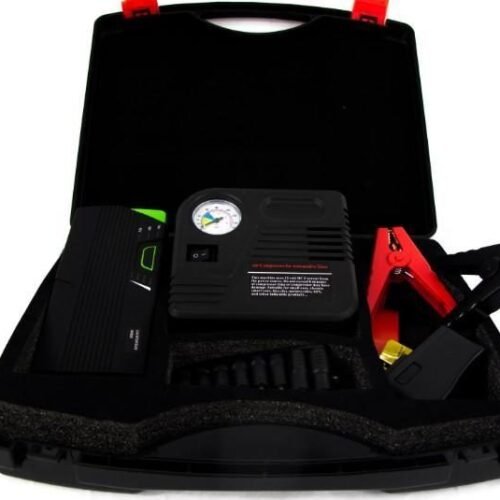 Race Sport Lighting Survival Series Diesel  16,800mAh Jump Pack & Air Compressor Hard Case