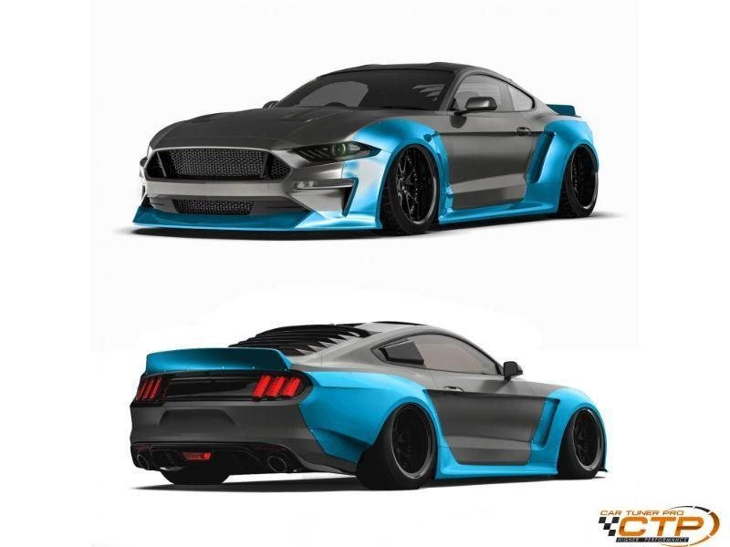 Clinched Flares Wide Body Kit for Ford Mustang