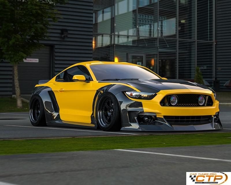 Clinched Flares Wide Body Kit for Ford Mustang