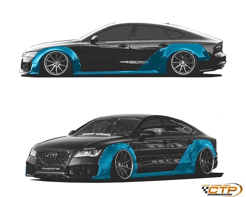 Clinched Flares Wide Body Kit for Audi A7